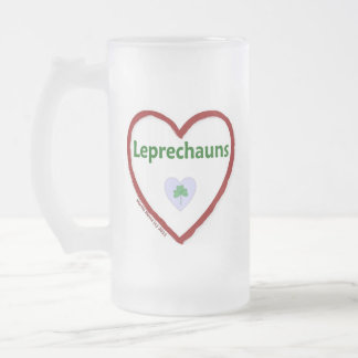 Taza De Cristal Esmerilado Love Leprechauns