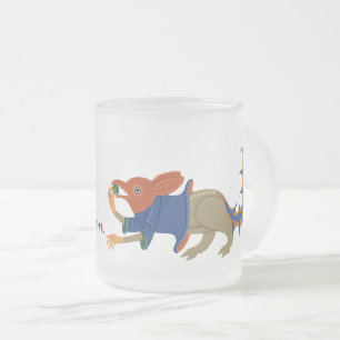 Taza De Cristal Esmerilado Luttrell Psalter "ardilla"