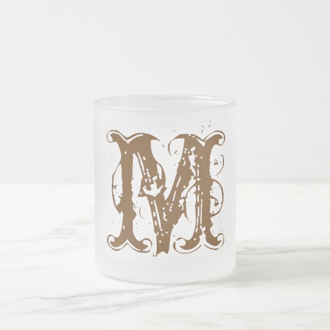 TAZA DE CRISTAL ESMERILADO M (Centro)