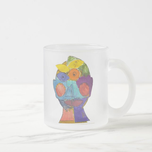 Taza De Cristal Esmerilado M Mattson-Ambarino (Derecha)