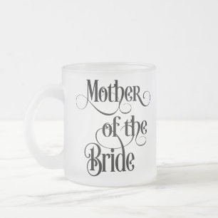 Taza De Cristal Esmerilado Madre de la novia