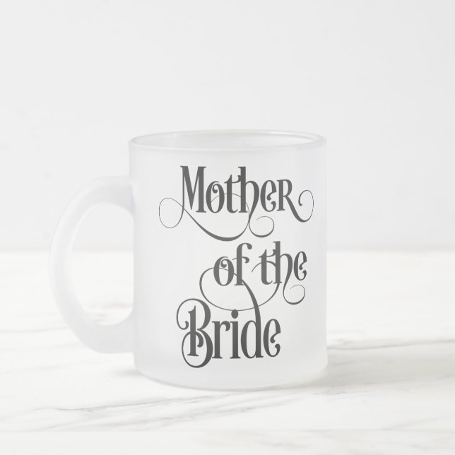 Taza De Cristal Esmerilado Madre de la novia (Izquierda)