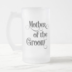 Taza De Cristal Esmerilado Madre del Novio,