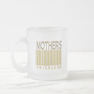 Taza De Cristal Esmerilado Madres: sin precio
