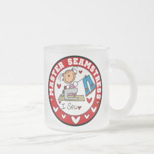 Taza De Cristal Esmerilado Maestra Sastrería