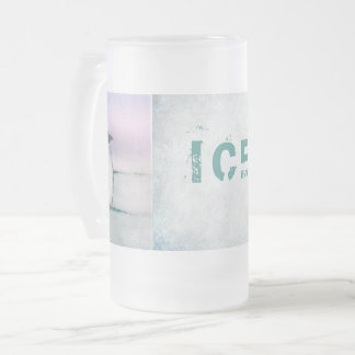 Taza De Cristal Esmerilado Mag congelado del vidrio