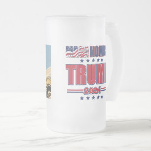 Taza De Cristal Esmerilado Maganomics Trump 2024