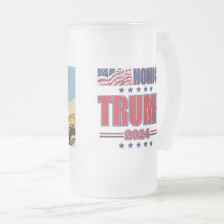 Taza De Cristal Esmerilado Maganomics Trump 2024