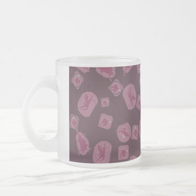 Taza De Cristal Esmerilado Magic Mug Purple (Izquierda)