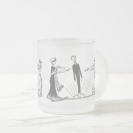 Taza De Cristal Esmerilado Magnetismo animal - (Más opciones)