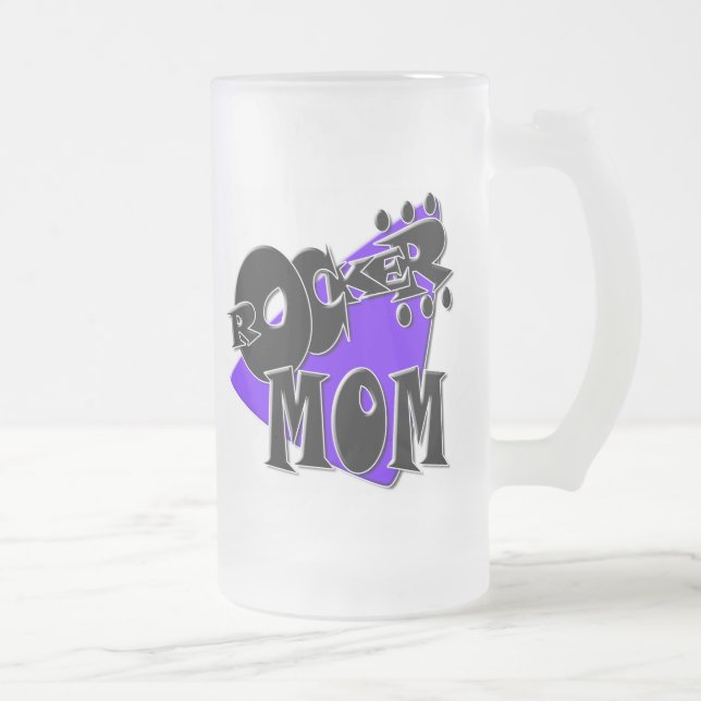 TAZA DE CRISTAL ESMERILADO ¡MAMÁ! (Derecha)