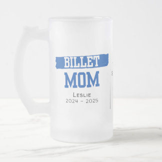 Taza De Cristal Esmerilado Mamá Billet Personalizada Con Cita Sentimental