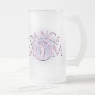 Taza De Cristal Esmerilado Mamá de la danza