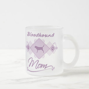 Taza De Cristal Esmerilado Mamá del sabueso