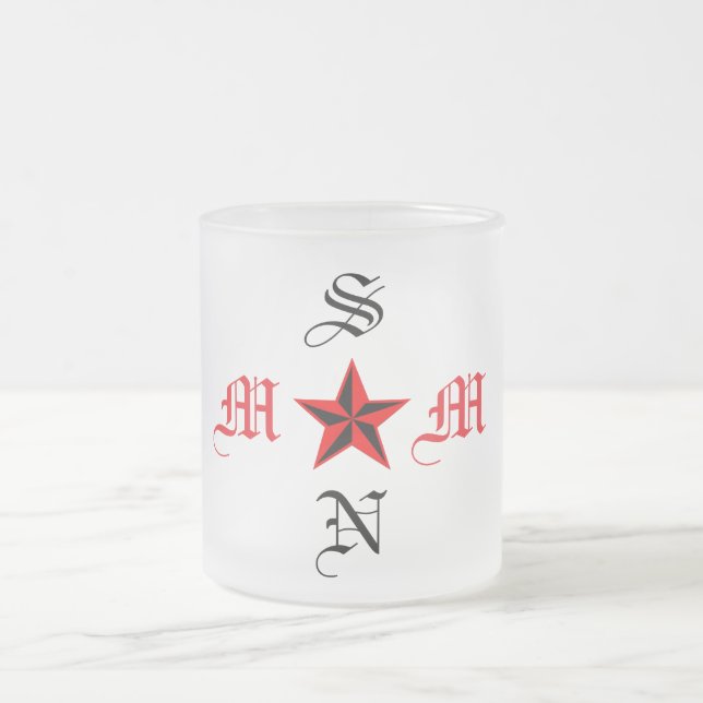 TAZA DE CRISTAL ESMERILADO MAMÁ E HIJO (Centro)