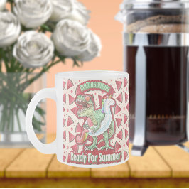 Taza De Cristal Esmerilado Mamá Reina Floral