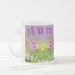 Taza De Cristal Esmerilado ¡mamá! Tarjeta