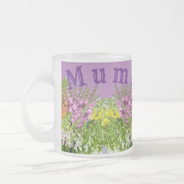 Taza De Cristal Esmerilado ¡mamá! Tarjeta (Izquierda)