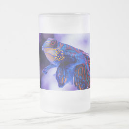 Taza De Cristal Esmerilado Mandarin Goby Fish