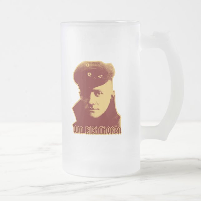 Taza De Cristal Esmerilado Manfred Von Richthofen (Derecha)