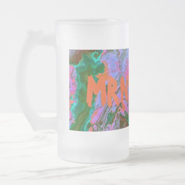 Taza De Cristal Esmerilado Marble agrio (Izquierda)