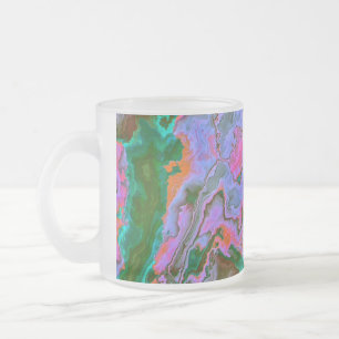 Taza De Cristal Esmerilado Marble agrio