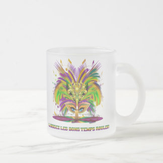Taza De Cristal Esmerilado Mardi-Gras-Mask-The-Queen-V-4
