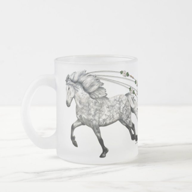 Taza De Cristal Esmerilado Mare grá islandesa canjeante (Izquierda)