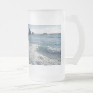 Taza De Cristal Esmerilado Marea entrante