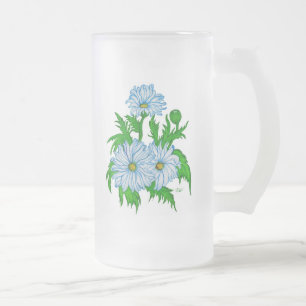 Taza De Cristal Esmerilado Margeriten Blume