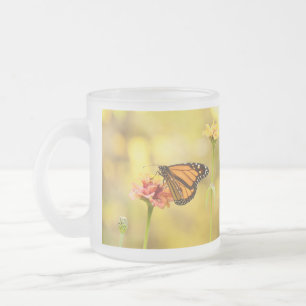 Taza De Cristal Esmerilado Mariposa monarca en Zambia