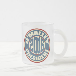 Taza De Cristal Esmerilado Martin O'Malley para el presidente 2016