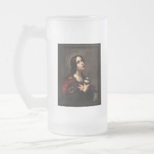 Taza De Cristal Esmerilado Mary Magdalene por Carlo Dolci