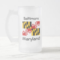 Maryland Flag Map City Mug