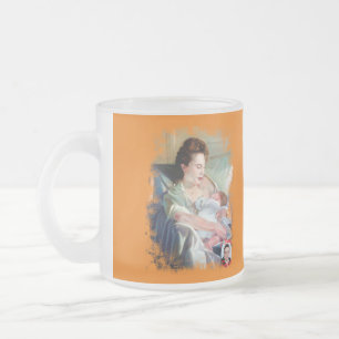 Taza De Cristal Esmerilado Maternidad