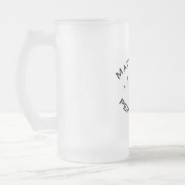 Taza De Cristal Esmerilado Matured To Perfection Personalised Birthday Gift