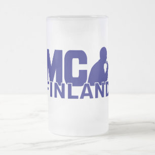 Taza De Cristal Esmerilado MC FINLAND mug