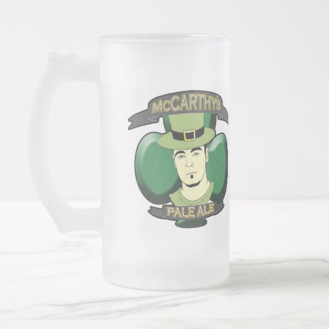 Taza De Cristal Esmerilado mccarthyspaleale1 (Izquierda)