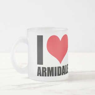 Taza De Cristal Esmerilado Me encanta Armidale