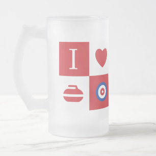 Taza De Cristal Esmerilado ¡Me encanta el rizado!