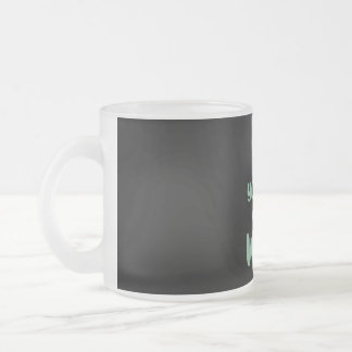 Taza De Cristal Esmerilado Me Tenías En Woof Woof