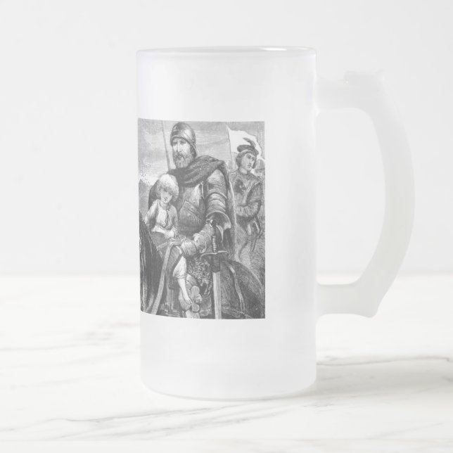 Taza De Cristal Esmerilado medieval (Derecha)