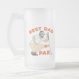 Taza De Cristal Esmerilado Mejor Papá Por Par