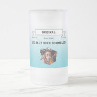 Mejor Sommelier de Cerveza Foto Gradiente Azul Bla