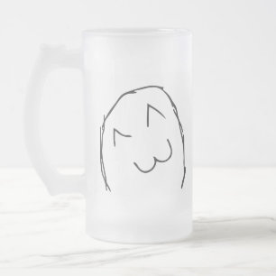 Taza De Cristal Esmerilado Memes Troll LeMe DIVERTIDOS EDITABLES