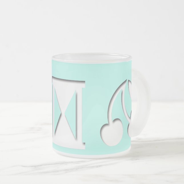 Taza De Cristal Esmerilado ¿Mensaje codificado? Glas Mug escarcha (Anverso derecho)