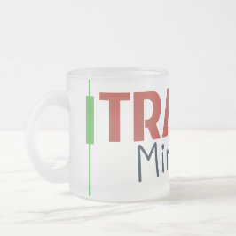 Taza De Cristal Esmerilado Mentalidad del Trader – Trading enfocado en la dis