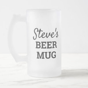 Taza De Cristal Esmerilado Mentes personalizados