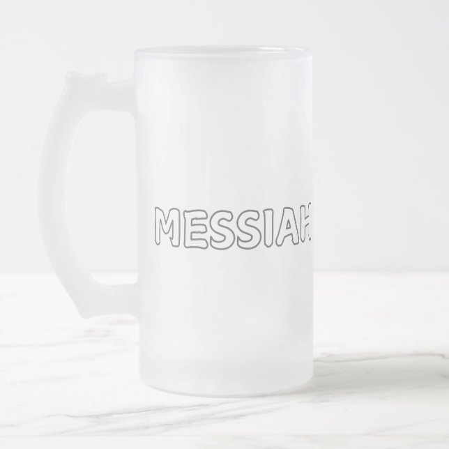 Taza De Cristal Esmerilado Messiah Mug (Izquierda)