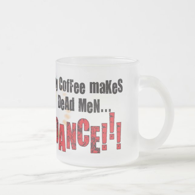 Taza De Cristal Esmerilado mi café… (Derecha)